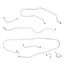 1956 Pontiac Star Chief 124" WB Power Drum Brake Line Kit 6pc Stainless