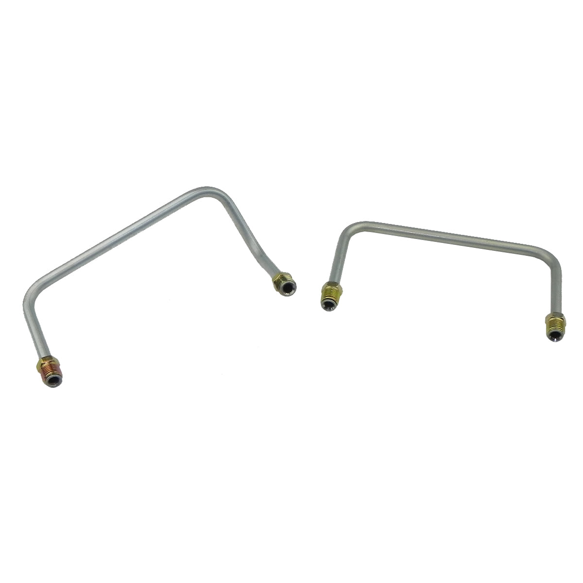 1957 Pontiac 347CID Tri-Power 5/16" Carb Lines 2pc, Stainless