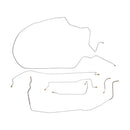 1963 Plymouth B-Body (Belvedere/Fury) Max Wedge Manual Drum Brake Line Kit, Stainless