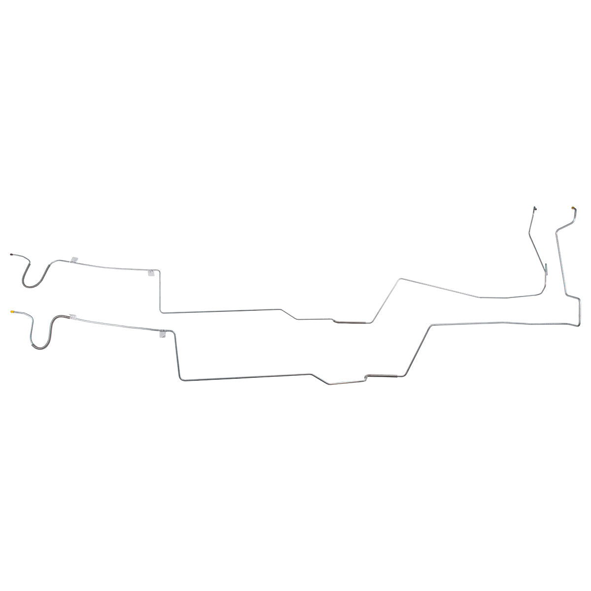 1976-86 Plymouth Grand Fury Fuel Return Line 1/4", 2pc, Stainless
