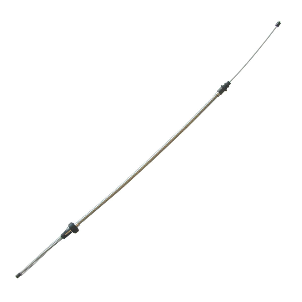 1967-74 Mopar A-Body Left Rear Parking Brake Cable Short 1pc Stainless