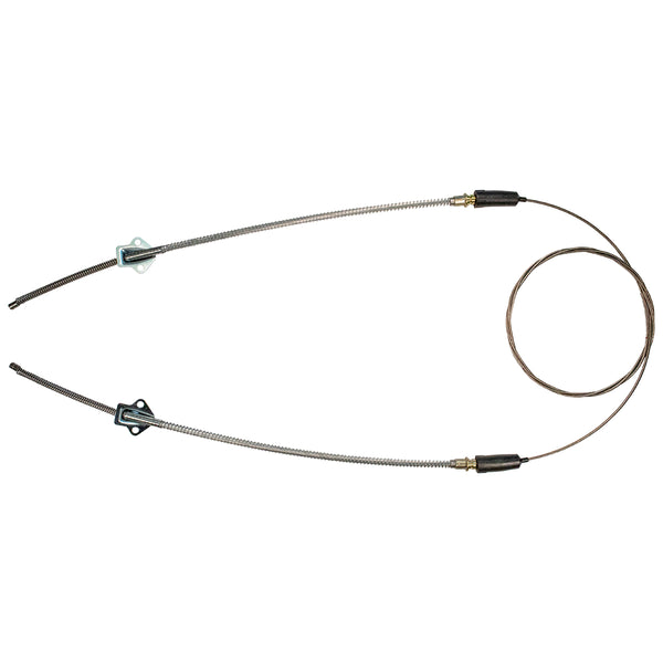 1958 Pontiac StarChief Bonneville Rear Parking Brake Cable Bolt-on, Loops To Both Wheels, 1pc, Stainless