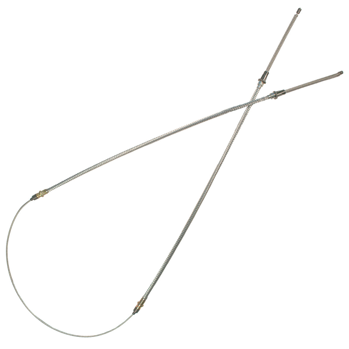 1962 Pontiac Tempest Rear Cable Cable Loops Between Wheels 79 3/4" Long - Stainless