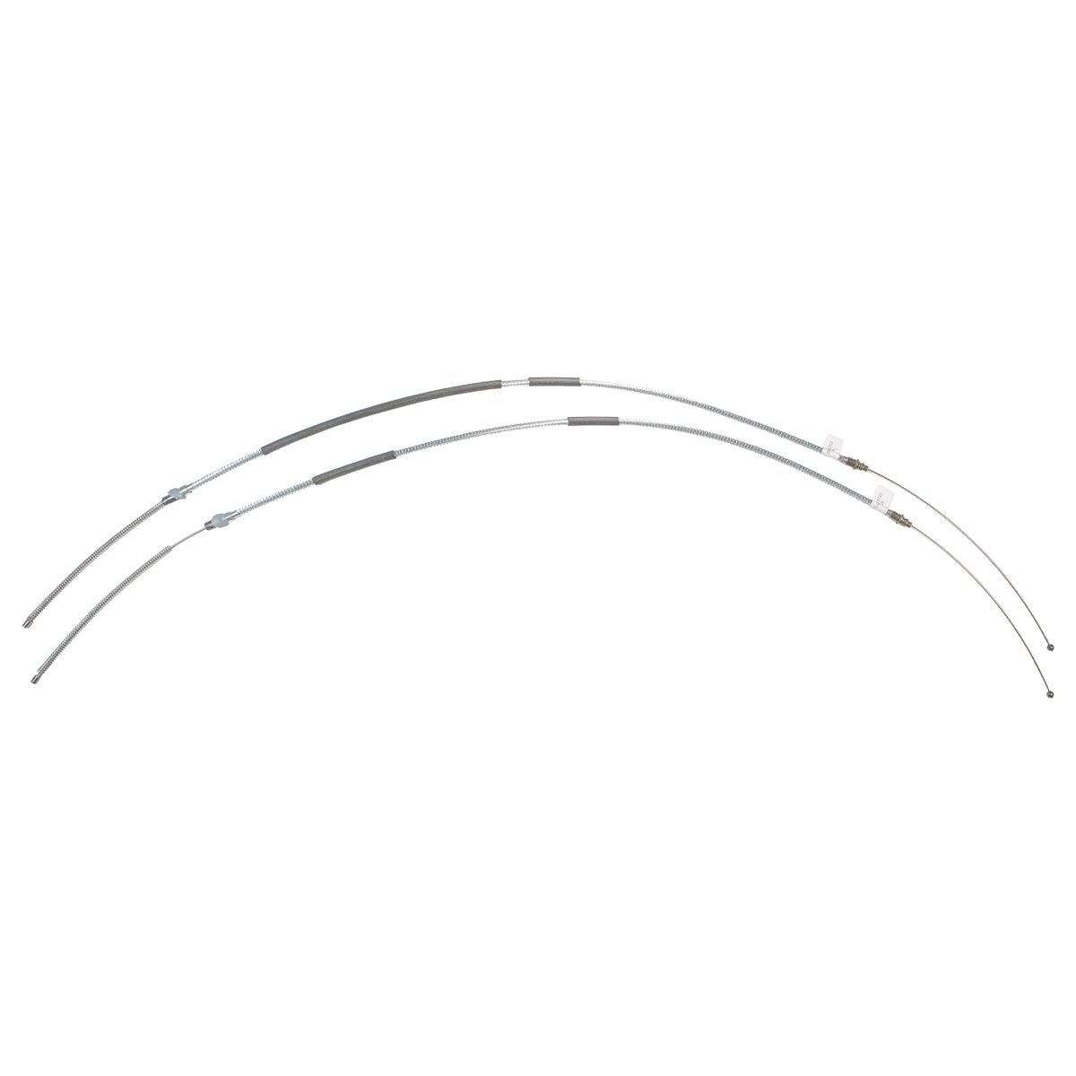 1967 Ford F-250 4wd Long Bed Rear Cables, Stainless, 2pc