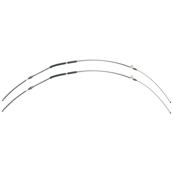 1968 Ford F-250 2WD Long Bed Rear Cables, Pair, Stainless