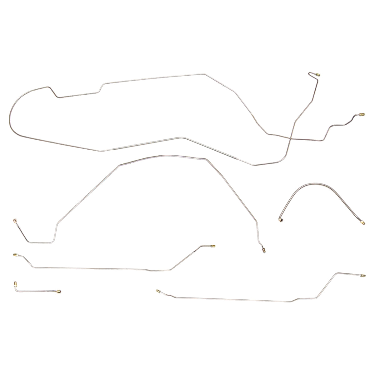 1953-58 Studebaker Champion 116.5" WB w/Hill Holder Complete Brake Line Kit, Stainless