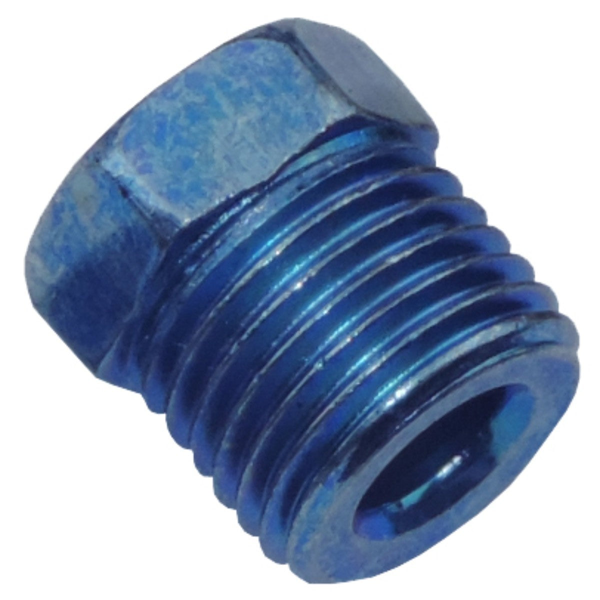 Tube Nut 9/16-18 For 1/4 Tube Blue