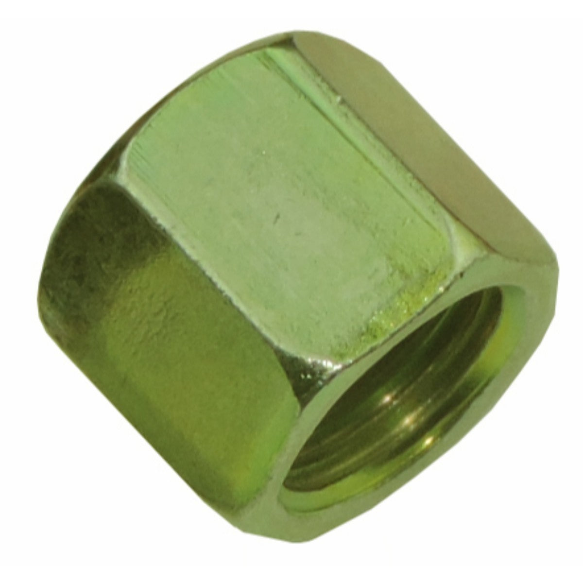 Tube Nut 1/2-20 Female For 5/16 Tube Gold