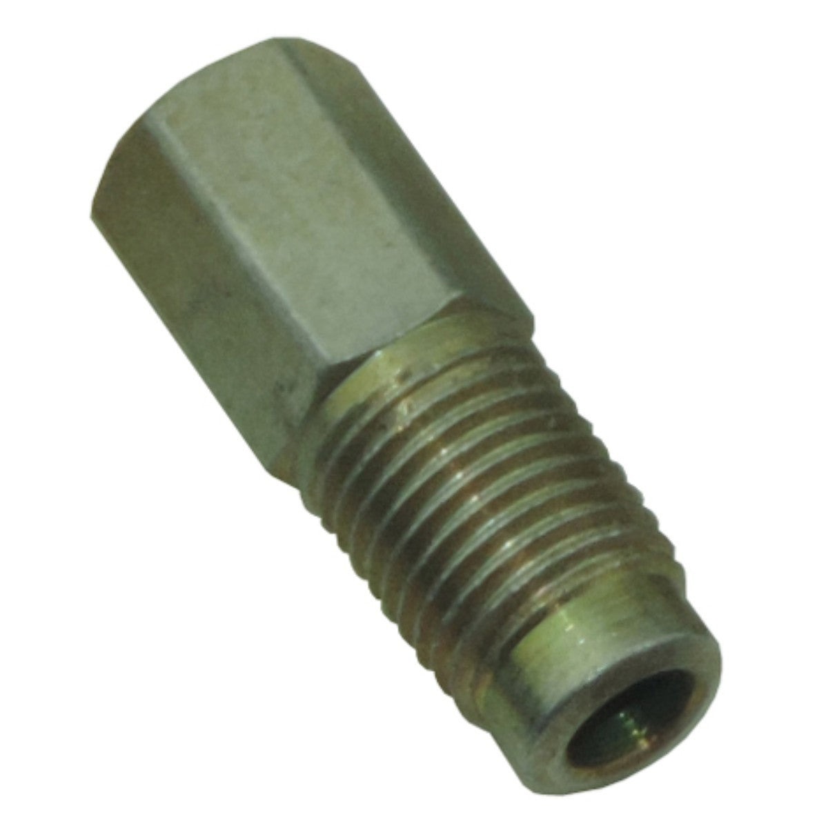 Tube Nut 3/8-24 Long Hex For 3/16 Tube Gold
