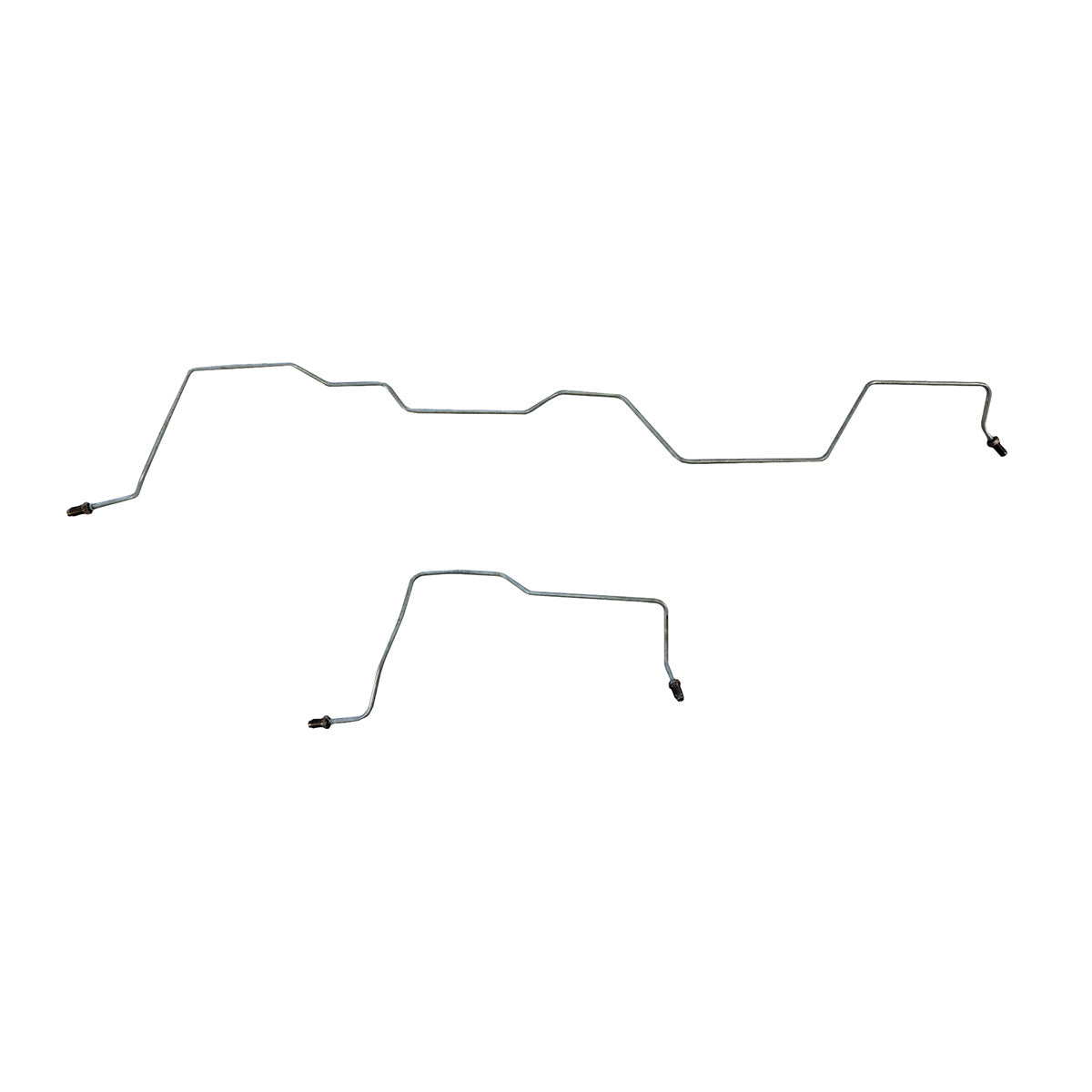 1995-04 Toyota Tacoma 4wd Non-TRD Rear Axle Brake Lines, 2pc, OE Steel