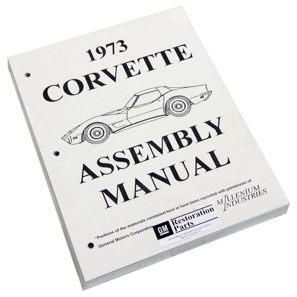 1973 Chevrolet Corvette Factory Assembly Manual