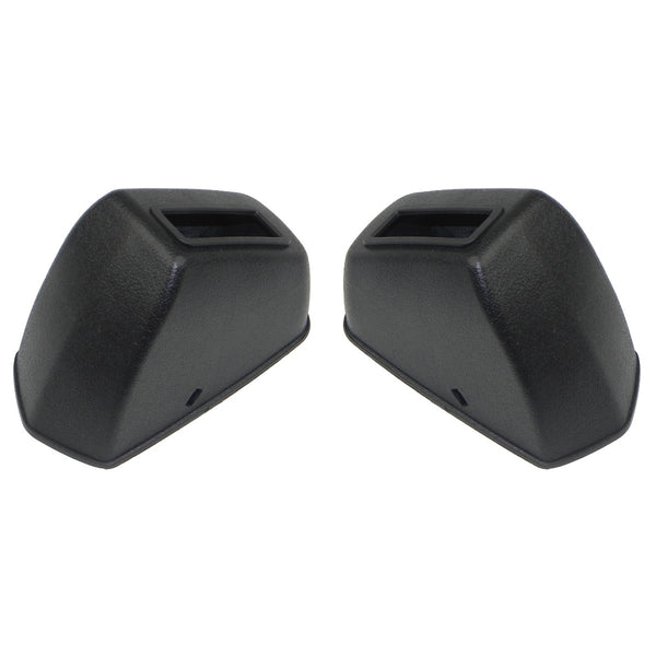 1967-72 GM A-Body Deluxe Seat Belt Retractor Covers Black 2pc