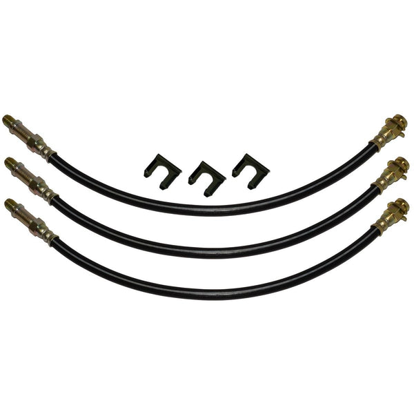 1951-54 Chevrolet Car (All Models) - Front Drum / Rear Drum 3 hose Kit. this is for cars with factory drum brakes. 6pc
