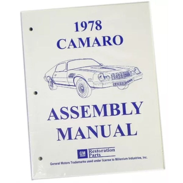 1978 Chevrolet Camaro Factory Assembly Manual