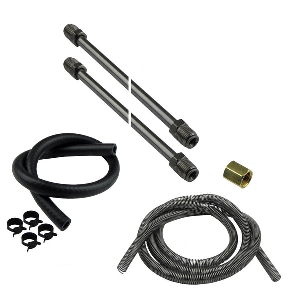 DIY Fuel Line Plumbing Kit with 5/16" Tube & Hardware, Stainless