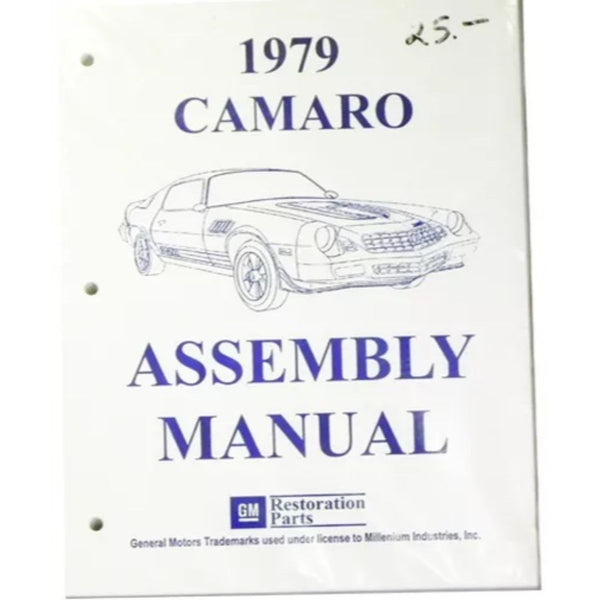 1979 Chevrolet Camaro Factory Assembly Manual
