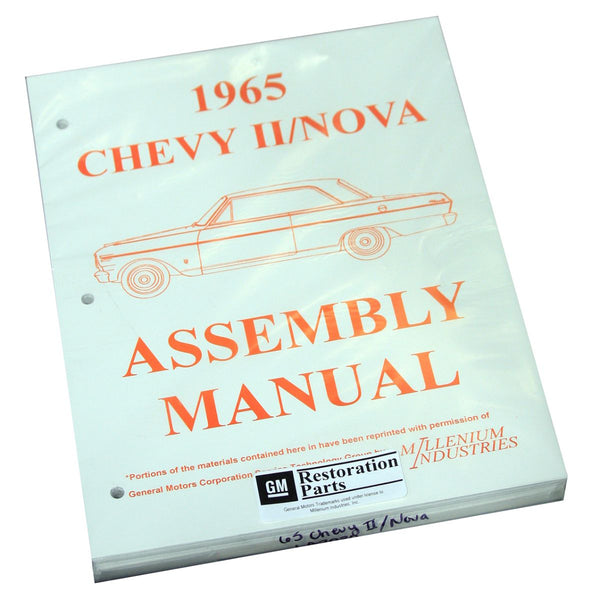 1965 Chevrolet Nova Chevy II Factory Assembly Manual