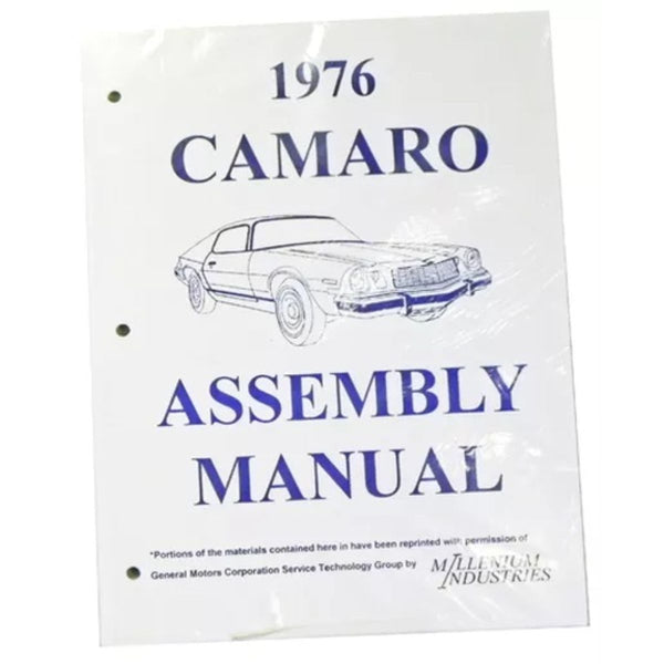 1976 Chevrolet Camaro Factory Assembly Manual