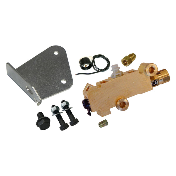 1966-79 Ford Bronco Disc/ Drum Proportioning Valve with bracket kit. Stock for 76-79 and conversion for 66-75.