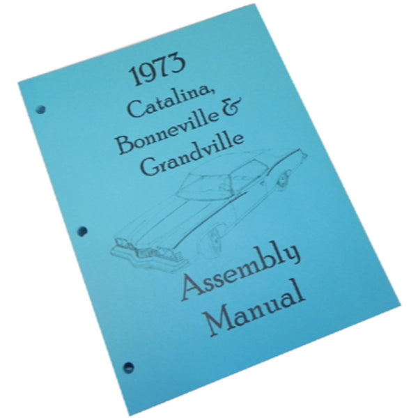 1973 Pontiac Catalina Bonneville Factory Assembly Manual