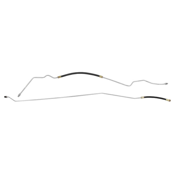 1990-94 Chevrolet GMC Truck 4WD 1500 2500 Small Block V8 FI (w/Rubber Hose) Ext. Cab Short Bed 3/8" Main Fuel Lines 2pc, Stainless