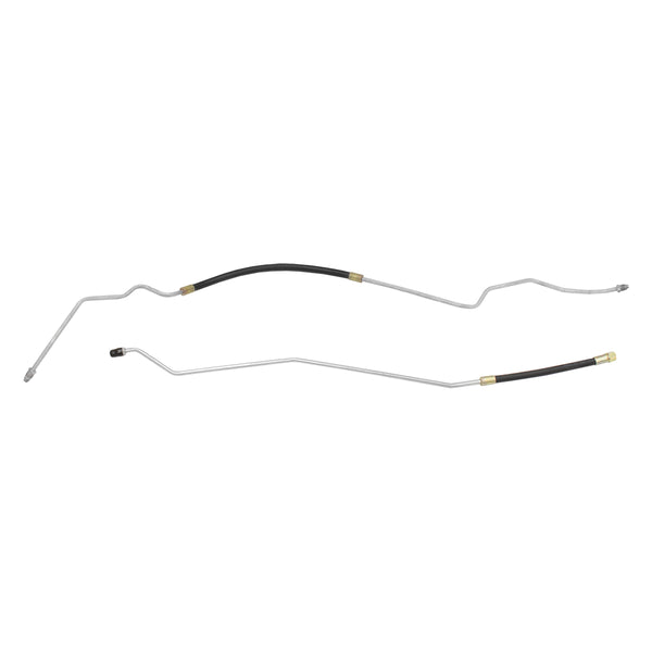 1990-94 Chevrolet GMC Truck 4WD 1500 2500 Small Block V8 FI (w/Rubber Hose) Std. Cab Short Bed 3/8" Main Fuel Lines 2pc, OE Steel