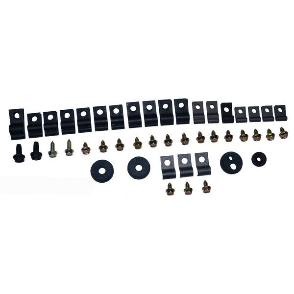 1971-73 Ford Mustang 8cyl, Disc Brakes Clip Kit 46pc