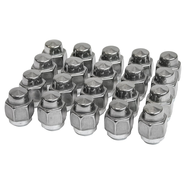 1969-72 Oldsmobile Stainless Capper Lug Nut for SSII & SSIII Wheels, 20pc