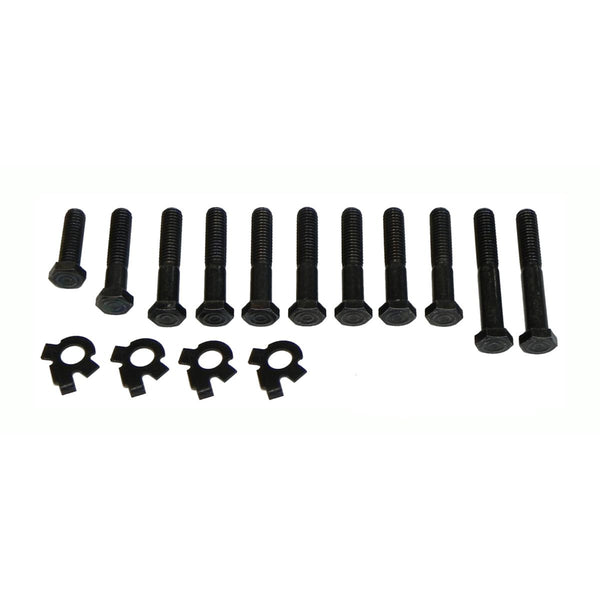 1969-74 Pontiac A-Body F-Body Ram Air Header Type Aftermarket Exhaust Manifold Bolts And Locks 15pc