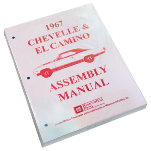 1967 Chevrolet Chevelle El Camino Factory Assembly Manual