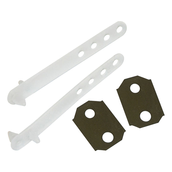 1968-72 Oldsmobile Cutlass 4 Speed Battery Cable Valve Cover Brackets & Plastic Straps 2 Kits