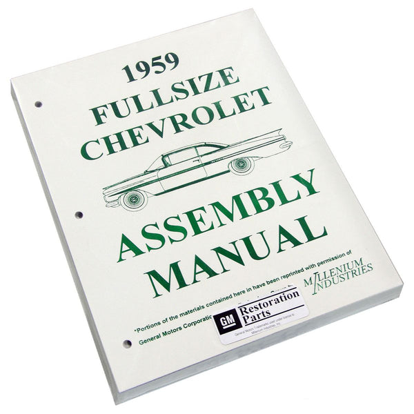 1960 Chevrolet Full Size Car Factory Assembly Manual