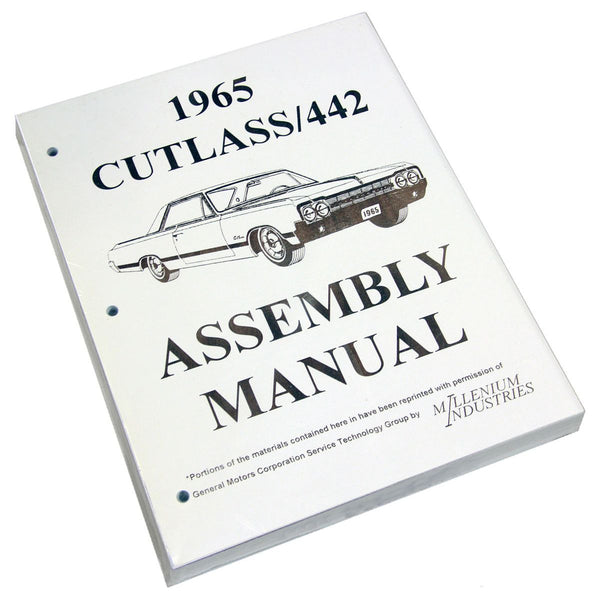 Factory Assembly Manual 1965 Cutlass
