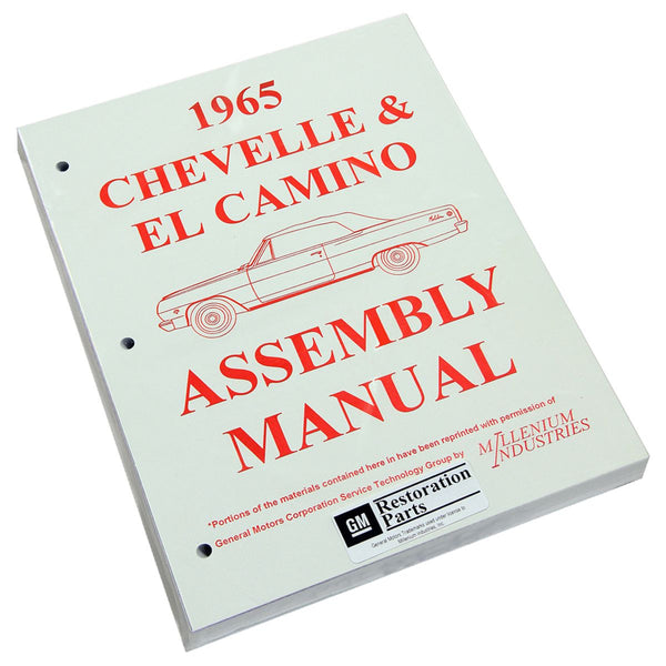 1965 Chevrolet Chevelle El Camino Factory Assembly Manual