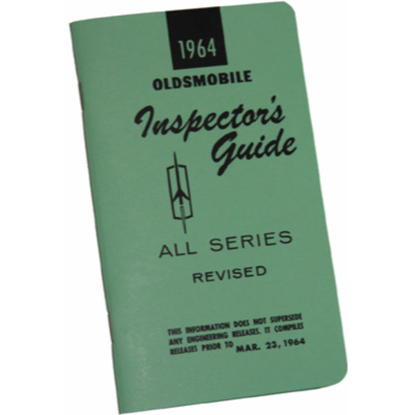 1964 Oldsmobile Inspector's Guide 1pc