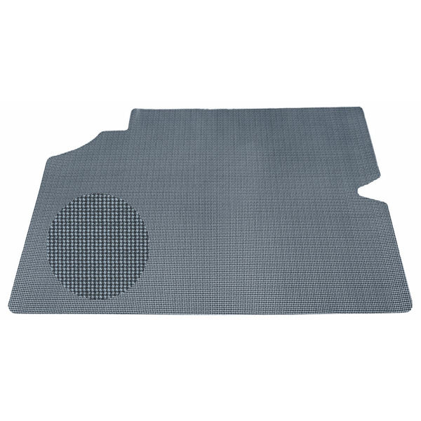 1968 Pontiac GTO, Lemans, Tempest Printed Vinyl Rubber Backed Trunk Mat, 1pc Grey Houndstooth