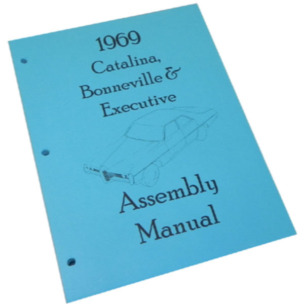1969 Pontiac Catalina Bonneville Factory Assembly Manual
