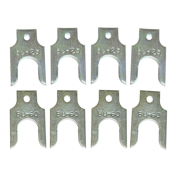 1964-77 GM Front Upper Cross Shaft Alignment Shims 8pc Kit 4 Thick, 4 Thin