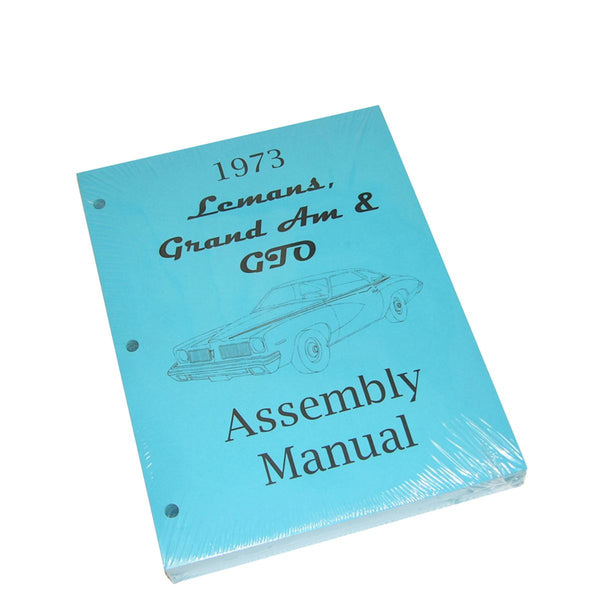 1973 Pontiac GTO Grand Prix Factory Assembly Manual