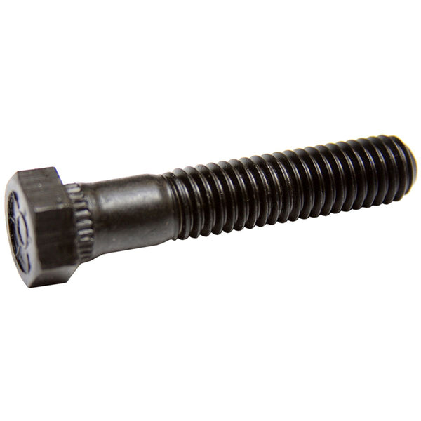 7/16" - 14 x 2.75" Hex Bolt, 5/8" Head. GM A-Body and F-Body. Cross Shaft to Frame Bolt.  Finish: Black Phosphate & Oil.