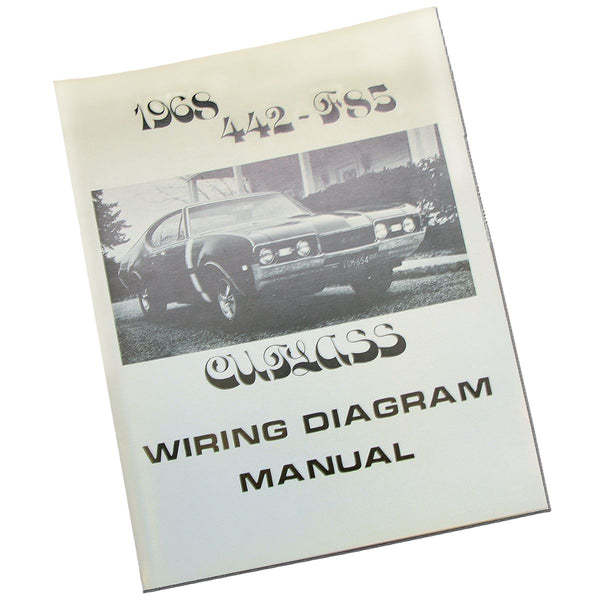 1968 Oldsmobile Cutlass, 442 Wiring Diagram Manual 1pc