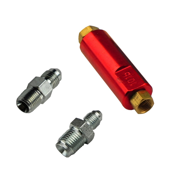 10 psi Residual Valve for Drum Brakes (3-AN Male Fittings)
