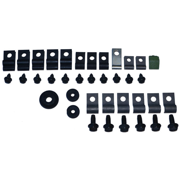1970 Ford Mustang 8cyl, Convertible Vapor Line Clip Kit 38pc