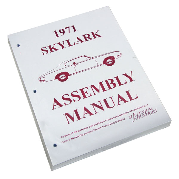 Factory Assembly Manual - 1971 Buick Skylark