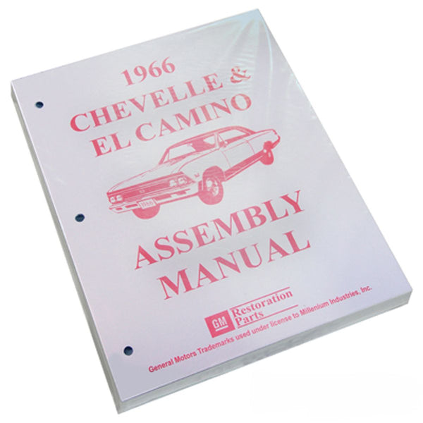 1966 Chevrolet Chevelle El Camino Factory Assembly Manual