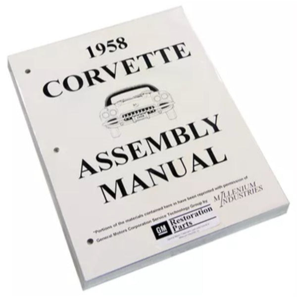 1958 Chevrolet Corvette Factory Assembly Manual