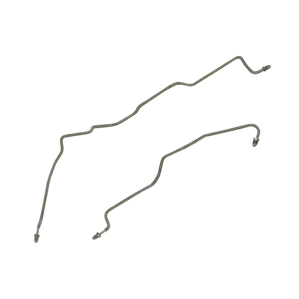 1998-02 Chevrolet Camaro Four Wheel Disc ABS and Traction Control 3/16" Rear Axle Brake Lines 2pc, OE Steel