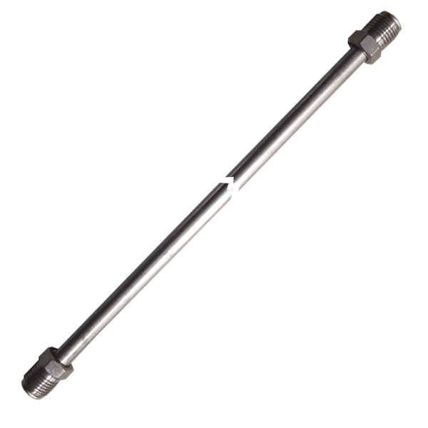 5/16" Tubing 10 Inches Long With 1/2-20 Fittings Each End Stainless
