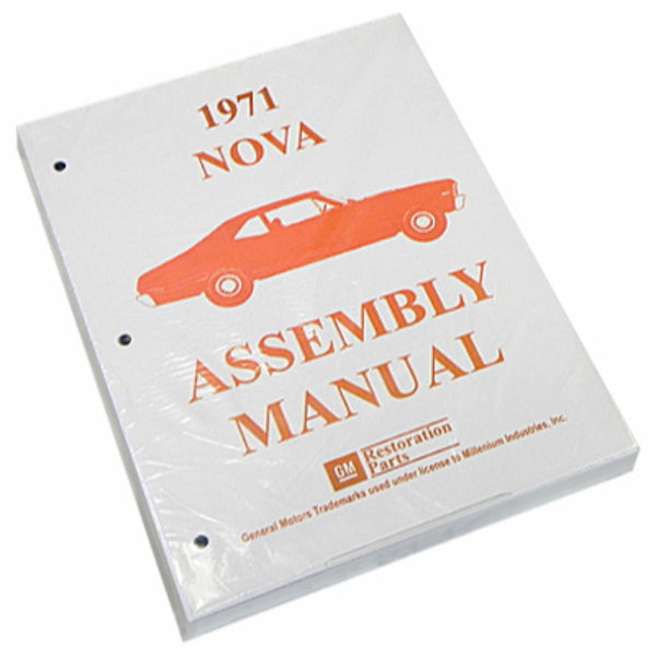 1971 Chevrolet Nova Chevy II Factory Assembly Manual