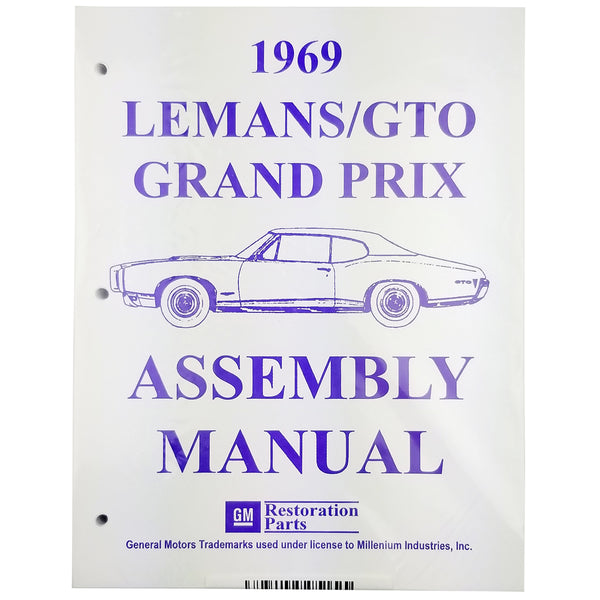1969 Pontiac Lemans GTO Factory Assembly Manual